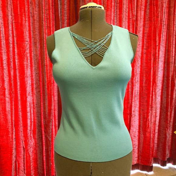 Linda Mathews Tank Top Large - Picture 1 of 6